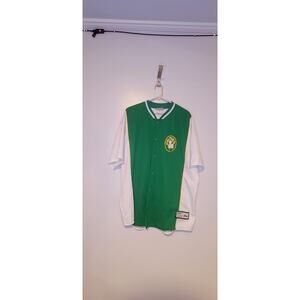 NBA Hardwood Classic from Majestic Boston Celtics Warm Up Shooting Jersey- XL